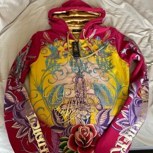 Christian Audigier hooded jacket.